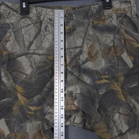 Carhartt Camo Carpenter Pants Mens 38x32 (Fits 35x31) Realtree Hardwoods B158 CM - Picture 5 of 14